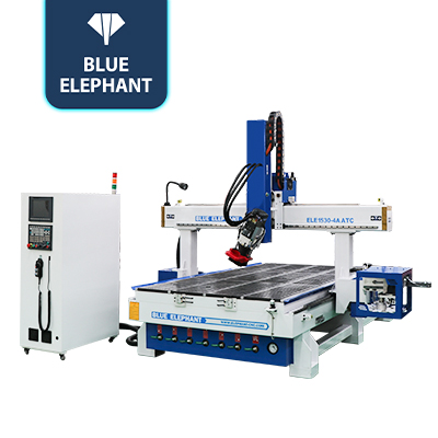 4 Axis CNC Woodworking Mill With Carousel Tool Changer For Sale