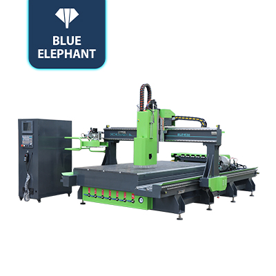 Custom 4 Axis Rotary CNC Router With Double Tool Changer, Exported to Australia and Canada